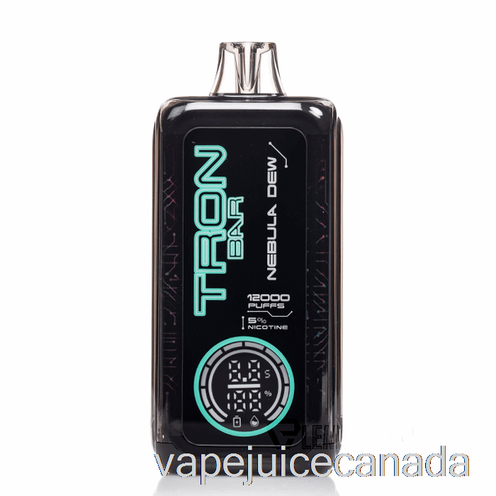 Vape Juice TRON BAR 12K Disposable Nebula Dew